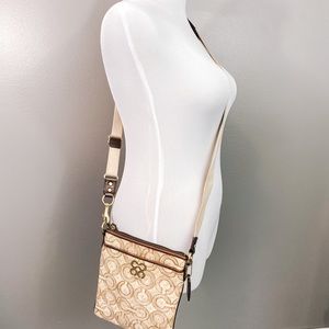 Coach- Signature Zip File Cross Body Designer Bag